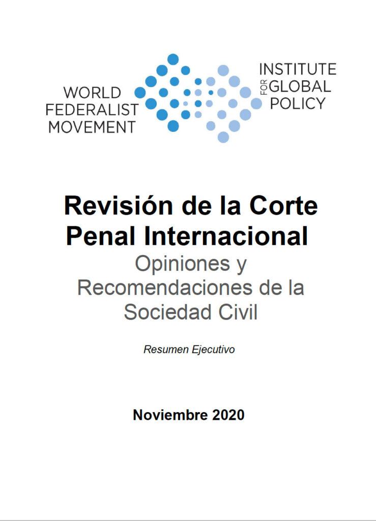 Revisión de la Corte Penal Internacional Opiniones y Recomendaciones de la Sociedad Civil