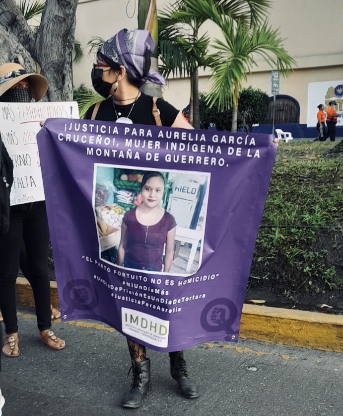Aurelia García Cruceño se queda en prisión preventiva oficiosa, por no tener recursos para llegar a las audiencias