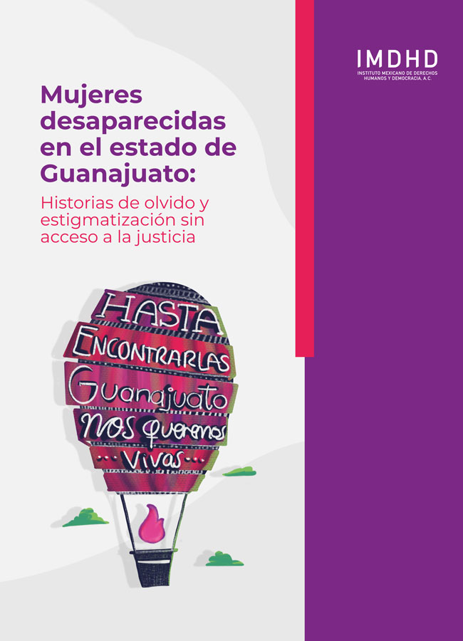 Portada Informe Desaparición Mujeres Guanajuato