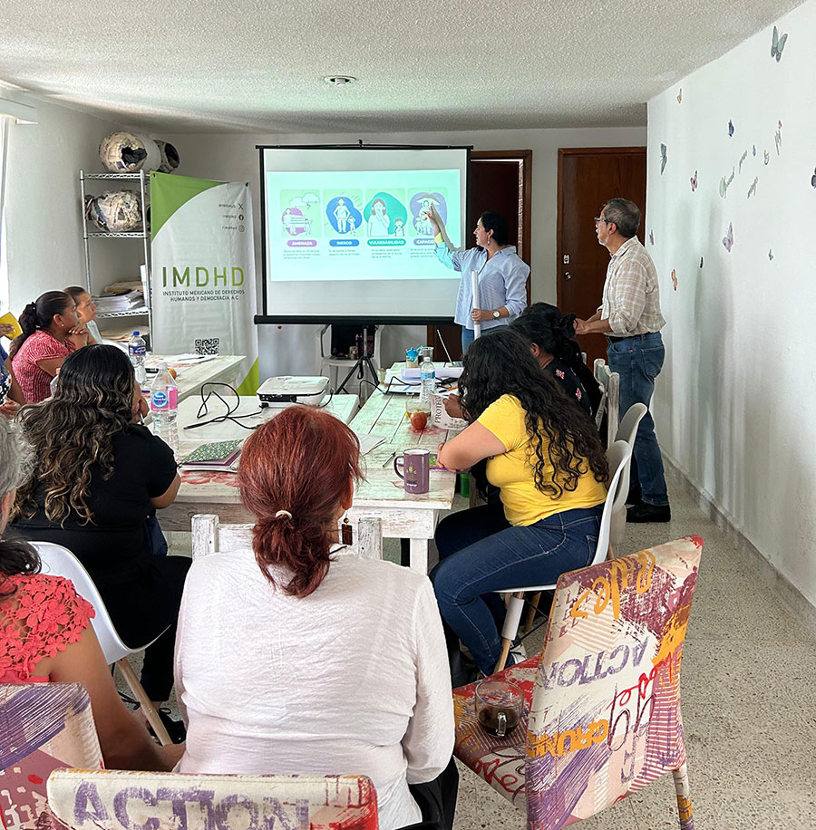 Taller sobre autocuidado y seguridad para desenforas