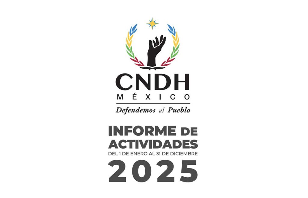 Portada del informe CNDH 2025